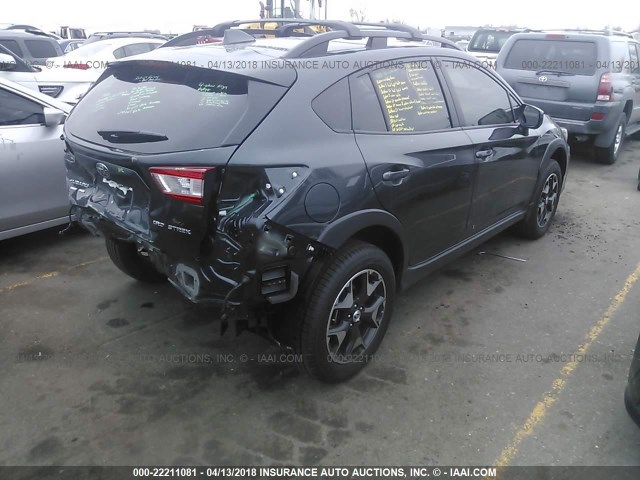 JF2GTADC3JH263555 - 2018 SUBARU CROSSTREK PREMIUM Сұр фото 4