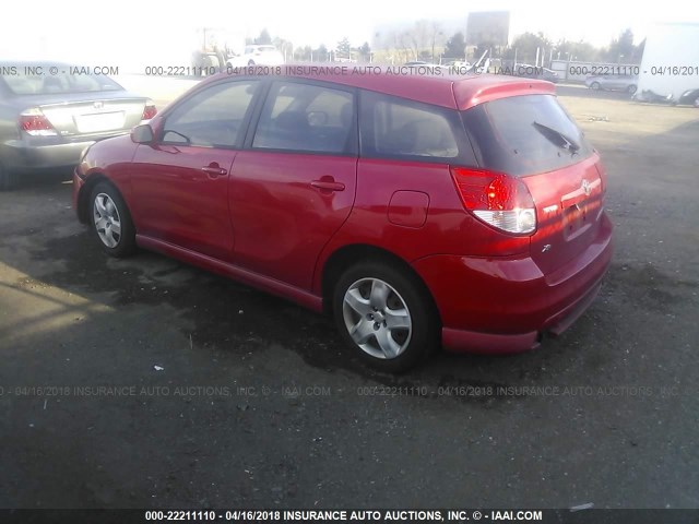 2T1KR32E83C120552 - 2003 TOYOTA COROLLA MATRIX XR RED photo 3