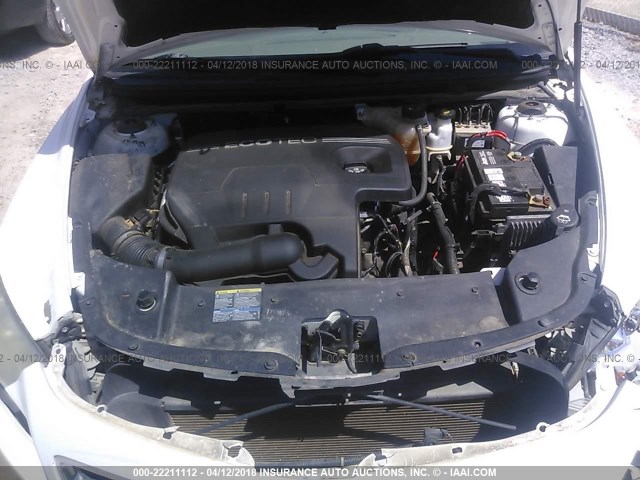 1G1ZA5E05A4103332 - 2010 CHEVROLET MALIBU LS 白色 照片 10