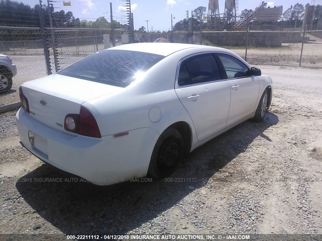 1G1ZA5E05A4103332 - 2010 CHEVROLET MALIBU LS 白色 照片 4