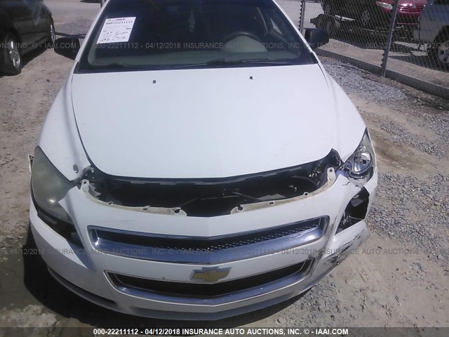 1G1ZA5E05A4103332 - 2010 CHEVROLET MALIBU LS 白色 照片 6