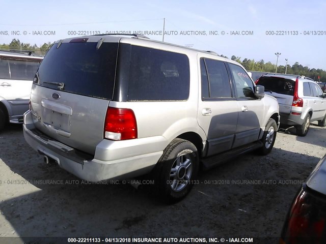 1FMPU15L53LA59703 - 2003 FORD EXPEDITION XLT SILVER photo 4