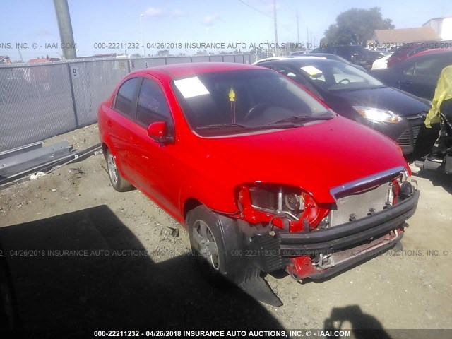 KL1TD5DE4BB164029 - 2011 CHEVROLET AVEO LS/LT 红色 照片 1