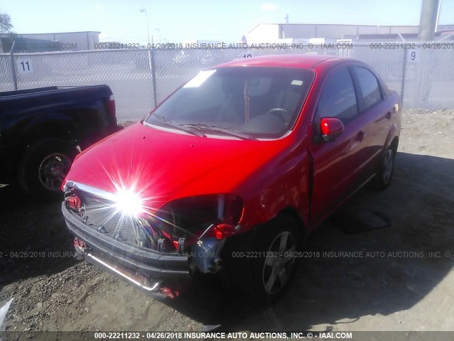 KL1TD5DE4BB164029 - 2011 CHEVROLET AVEO LS/LT 红色 照片 2