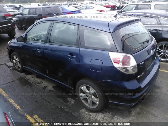 2T1LR32E05C367653 - 2005 TOYOTA COROLLA MATRIX XR Dark Blue photo 3