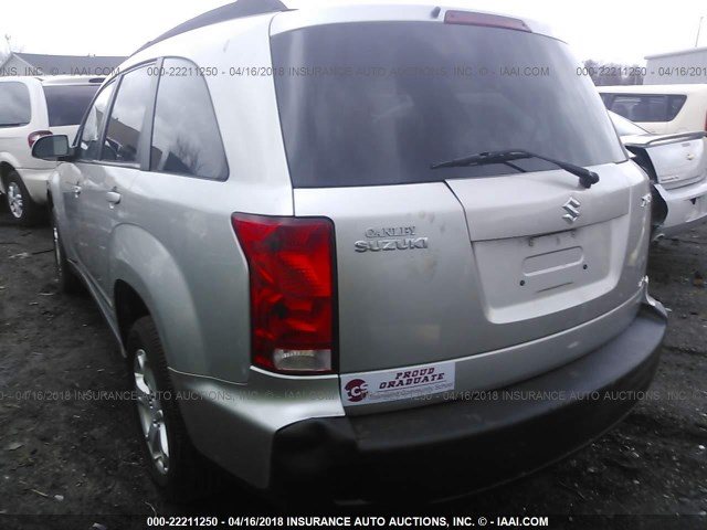 2S3DA217686125417 - 2008 SUZUKI XL7 SILVER photo 3