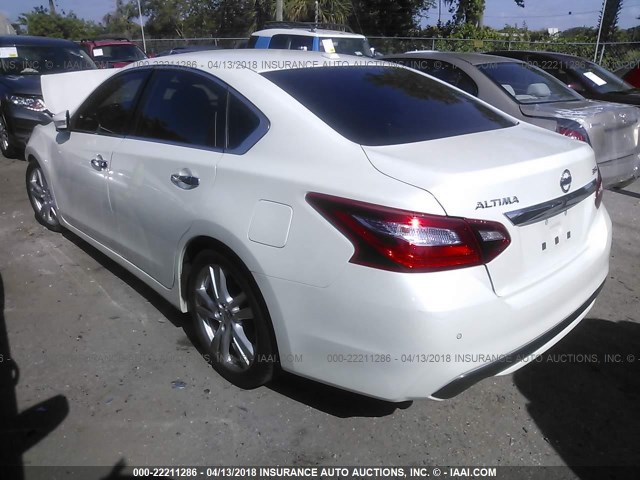 1N4BL3AP9GC124019 - 2016 NISSAN ALTIMA 3.5SL/3.5 SR WHITE photo 3