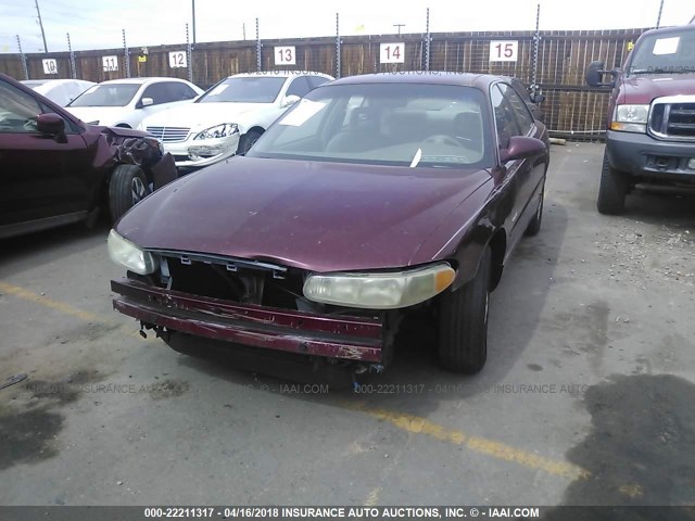 2G4WB52K9X1619013 - 1999 BUICK REGAL LS/LSE MAROON photo 2