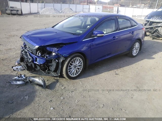 1FADP3J20DL143197 - 2013 FORD FOCUS TITANIUM BLUE photo 2