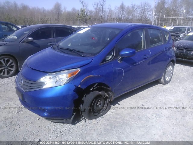 3N1CE2CP7GL351832 - 2016 NISSAN VERSA NOTE S/S PLUS/SV/SL/SR BLUE photo 6