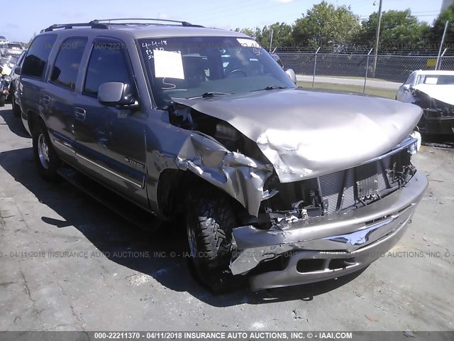 1GNEC13T11J149335 - 2001 CHEVROLET TAHOE C1500 GRAY photo 6