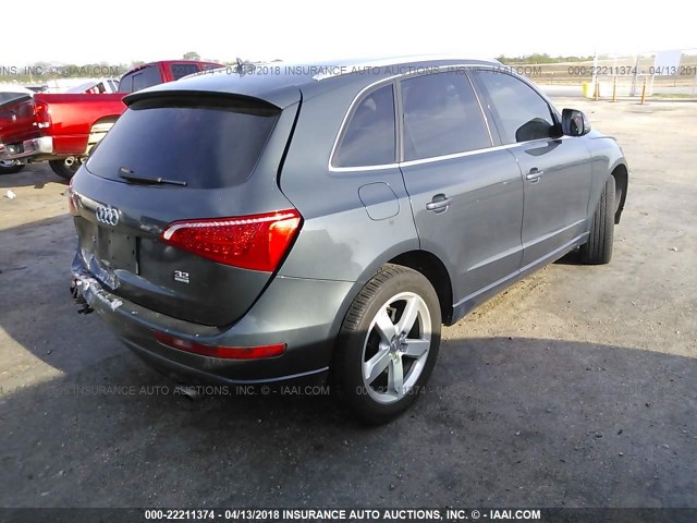 WA1KK78R79A046036 - 2009 AUDI Q5 3.2 GRAY photo 4