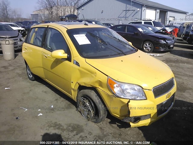 KL1TD66E69B606788 - 2009 CHEVROLET AVEO LS/LT 黄色 照片 1