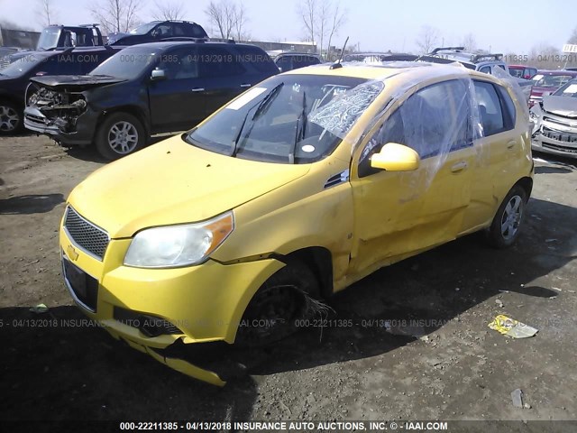 KL1TD66E69B606788 - 2009 CHEVROLET AVEO LS/LT 黄色 照片 2