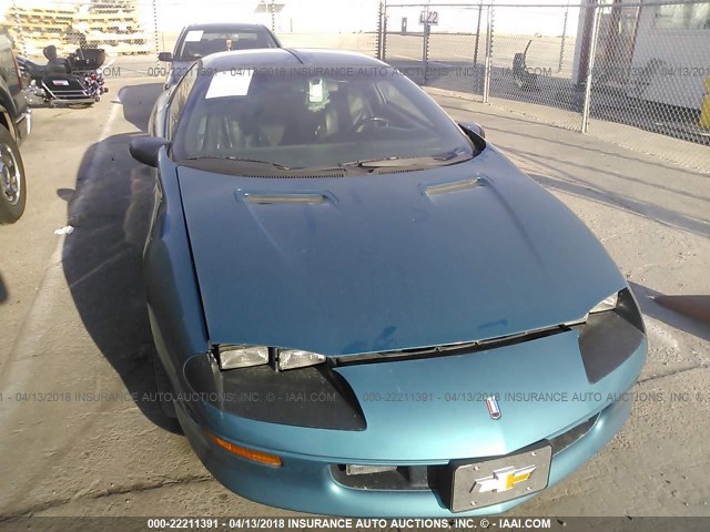 2G1FP22P8R2218817 - 1994 CHEVROLET CAMARO Z28 BLUE photo 6