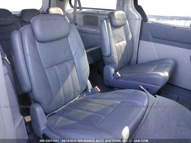 2A8HR54P88R834816 - 2008 CHRYSLER TOWN & COUNTRY TOURING Dark Blue photo 8