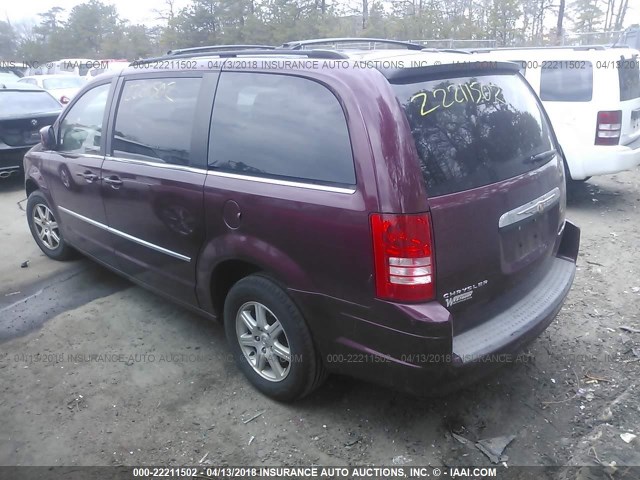 2A8HR54149R627496 - 2009 CHRYSLER TOWN & COUNTRY TOURING RED photo 3