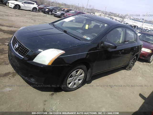 3N1AB61E09L616490 - 2009 NISSAN SENTRA 2.0/2.0S/2.0SL BLACK photo 2