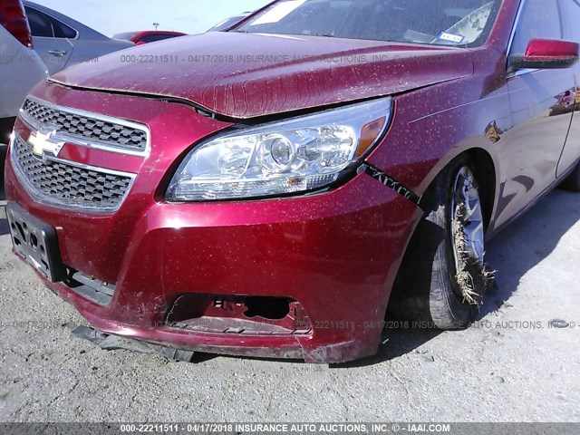 1G11D5SR1DF251364 - 2013 CHEVROLET MALIBU 1LT 红色 照片 6