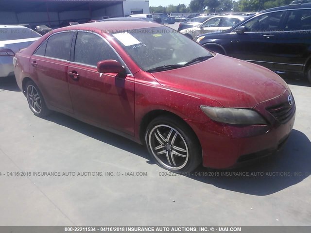 4T4BE46K39R113927 - 2009 TOYOTA CAMRY SE/LE/XLE RED photo 1