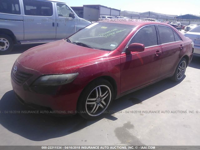 4T4BE46K39R113927 - 2009 TOYOTA CAMRY SE/LE/XLE 红色 照片 2