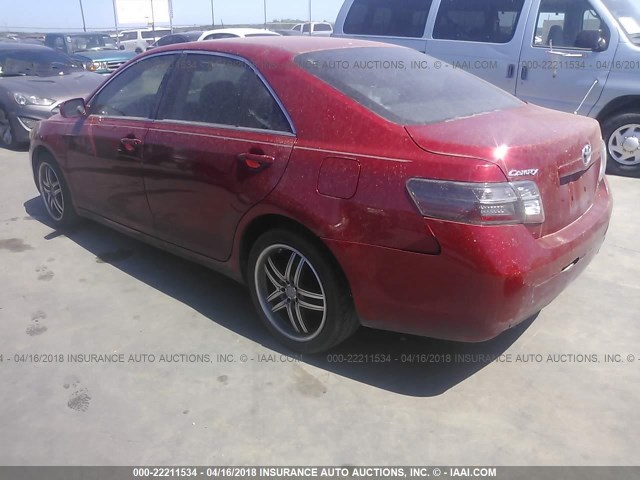 4T4BE46K39R113927 - 2009 TOYOTA CAMRY SE/LE/XLE 红色 照片 3