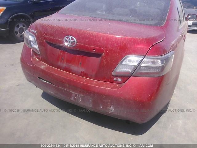 4T4BE46K39R113927 - 2009 TOYOTA CAMRY SE/LE/XLE 红色 照片 5