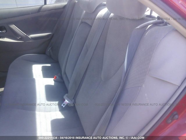 4T4BE46K39R113927 - 2009 TOYOTA CAMRY SE/LE/XLE 红色 照片 8