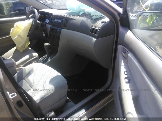 2T1BR32E07C758204 - 2007 TOYOTA COROLLA CE/LE/S TAN photo 5