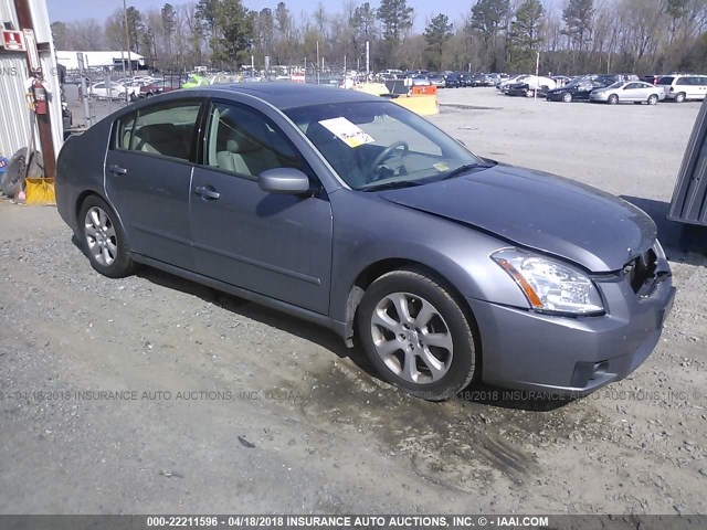 1N4BA41E27C816794 - 2007 NISSAN MAXIMA SE/SL GRAY photo 1