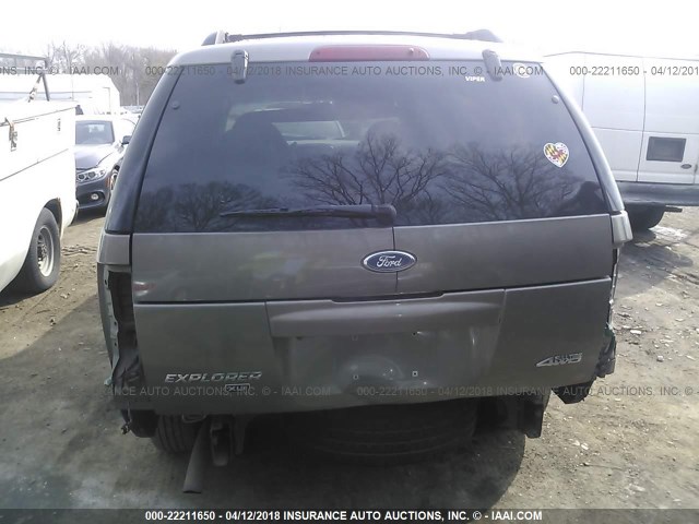 1FMDU73E42UB16637 - 2002 FORD EXPLORER XLT Dark Brown photo 6