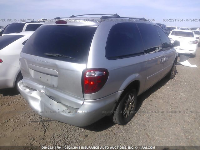 2D4GP24R65R201142 - 2005 DODGE GRAND CARAVAN SE SILVER photo 4