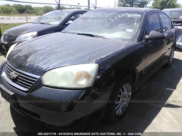 1G1ZS58F57F147101 - 2007 CHEVROLET MALIBU LS შავი ფოტო 2