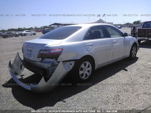 4T1BE46K19U332508 - 2009 TOYOTA CAMRY SE/LE/XLE SILVER photo 4