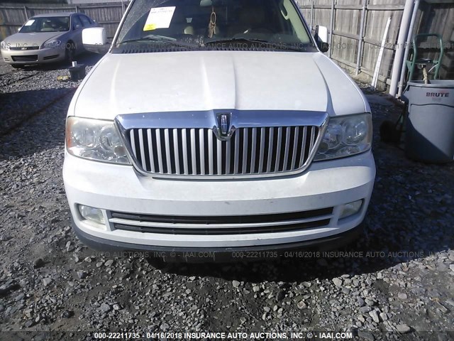 5LMFU27556LJ02373 - 2006 LINCOLN NAVIGATOR 白色 照片 6