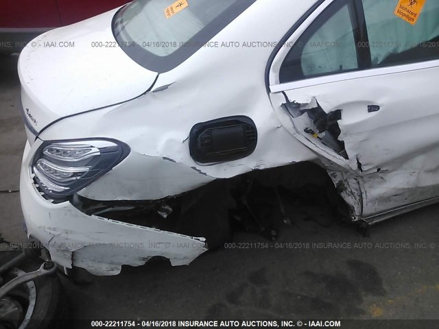 55SWF4KB2FU004557 - 2015 MERCEDES-BENZ C 300 4MATIC WHITE photo 6