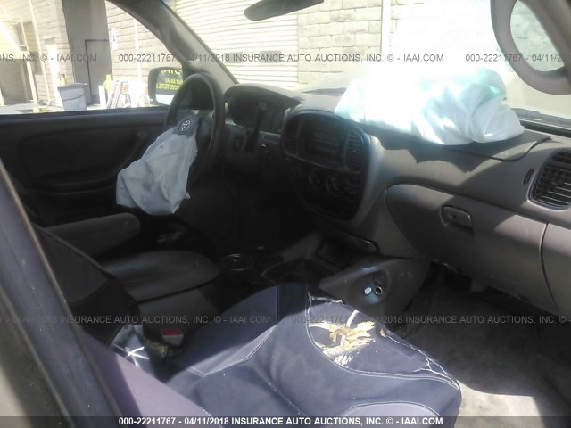 5TBET34185S473238 - 2005 TOYOTA TUNDRA DOUBLE CAB SR5 BEIGE photo 5