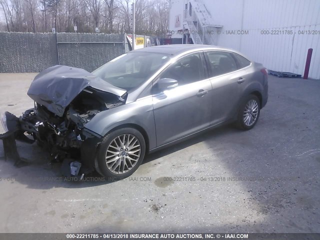1FAHP3H28CL430468 - 2012 FORD FOCUS SEL GRAY photo 2