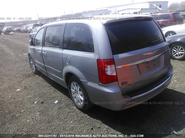 2C4RC1BG2DR745049 - 2013 CHRYSLER TOWN & COUNTRY TOURING SILVER photo 3