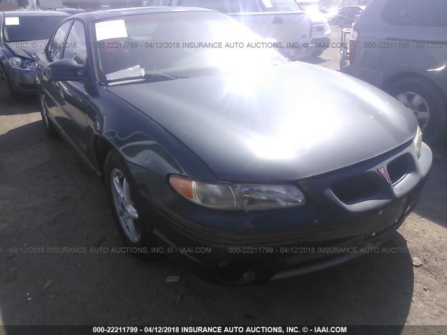 1G2WR5217YF176222 - 2000 PONTIAC GRAND PRIX GTP GREEN photo 1