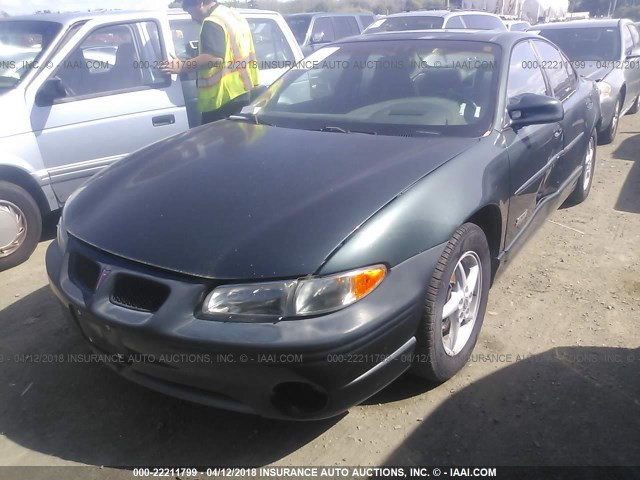 1G2WR5217YF176222 - 2000 PONTIAC GRAND PRIX GTP GREEN photo 2