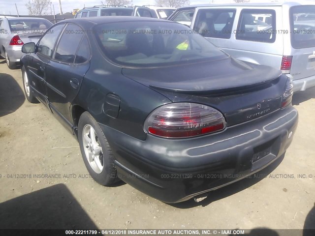 1G2WR5217YF176222 - 2000 PONTIAC GRAND PRIX GTP Yaşıl foto 3