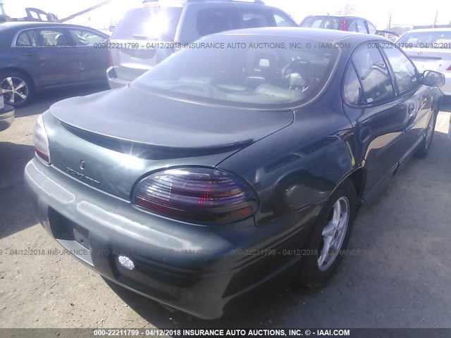 1G2WR5217YF176222 - 2000 PONTIAC GRAND PRIX GTP GREEN photo 4