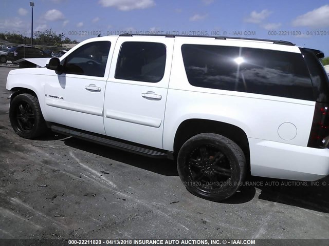 1GKFC16J87J236072 - 2007 GMC YUKON XL C1500 WHITE photo 3