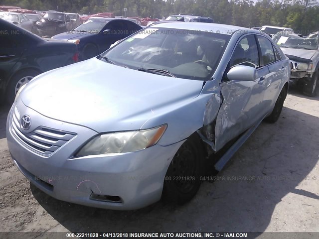 4T1BE46K58U784556 - 2008 TOYOTA CAMRY CE/LE/XLE/SE BLUE photo 2