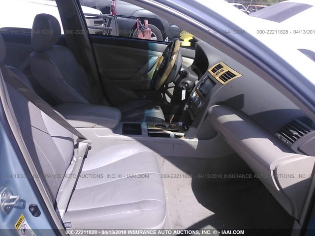 4T1BE46K58U784556 - 2008 TOYOTA CAMRY CE/LE/XLE/SE BLUE photo 5