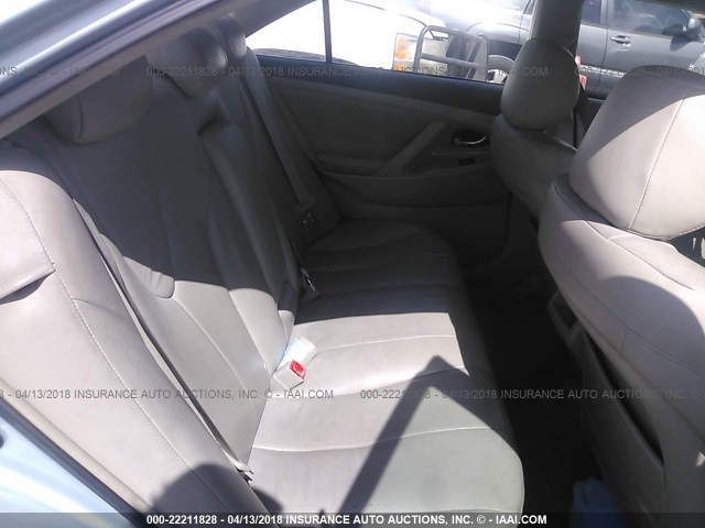4T1BE46K58U784556 - 2008 TOYOTA CAMRY CE/LE/XLE/SE BLUE photo 8