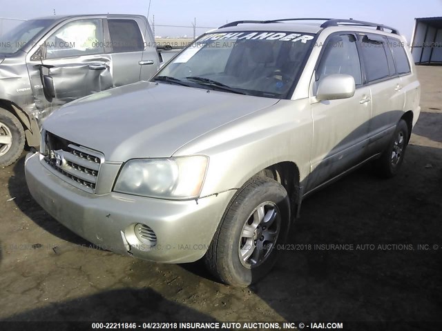 JTEHF21A930113496 - 2003 TOYOTA HIGHLANDER LIMITED Pewter photo 2