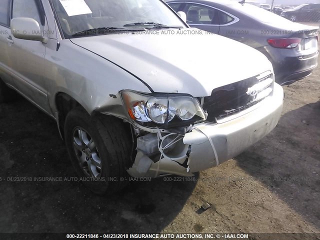 JTEHF21A930113496 - 2003 TOYOTA HIGHLANDER LIMITED Pewter photo 6