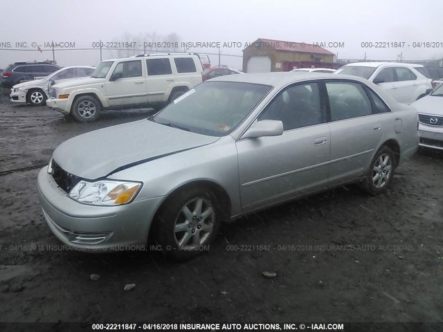 4T1BF28B53U335031 - 2003 TOYOTA AVALON XL/XLS SILVER photo 2